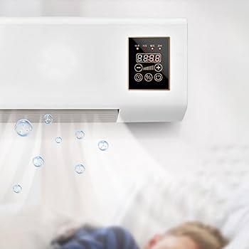 Wall-mounted mini portable air conditioner and heater unit