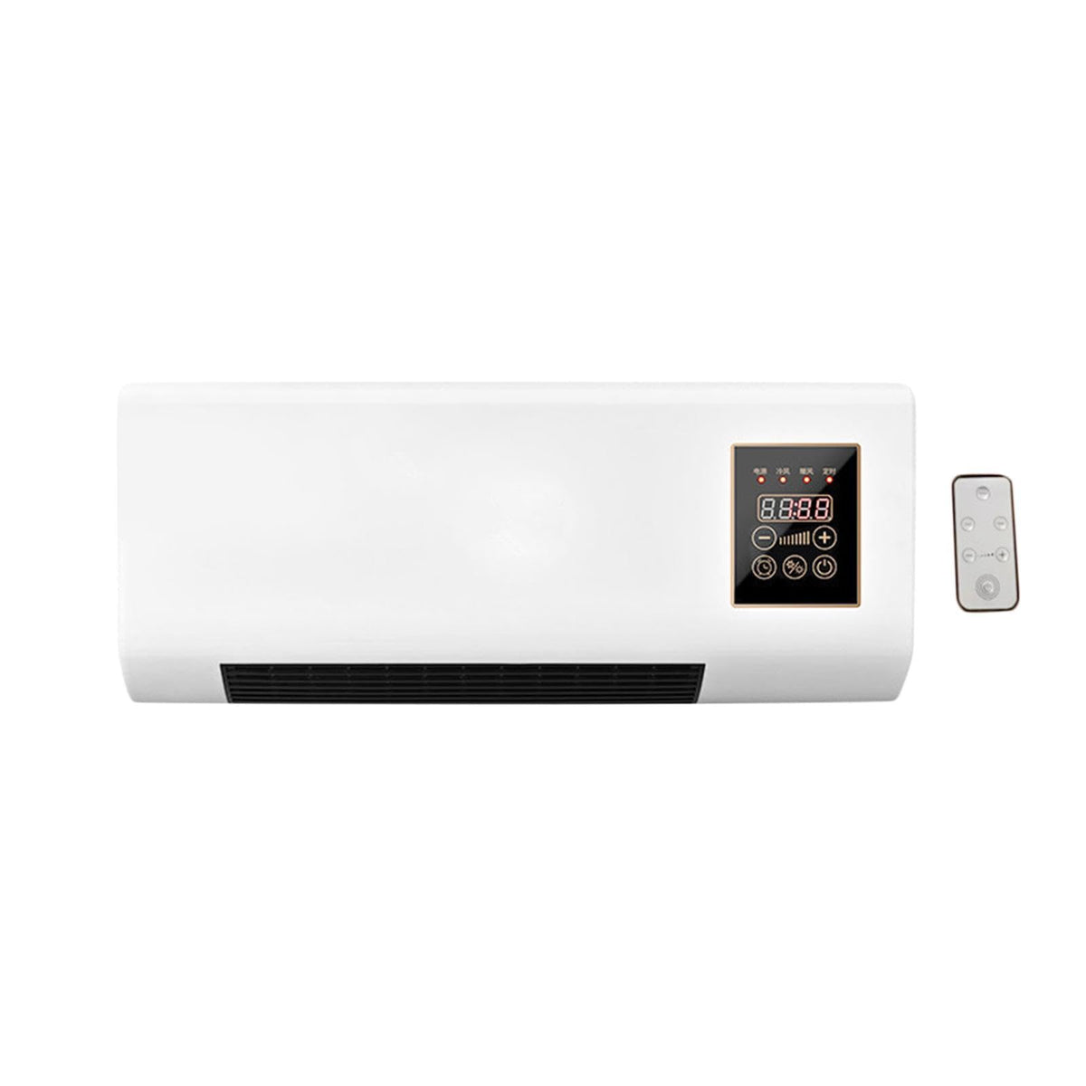 Wall-mounted mini portable air conditioner and heater unit
